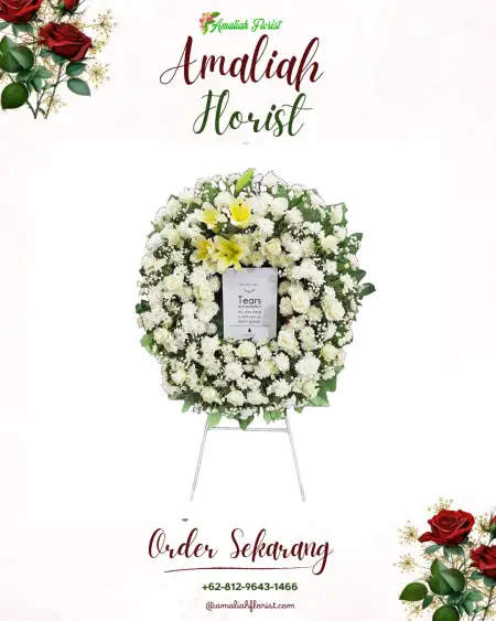 Krans Bunga Duka Ngelom