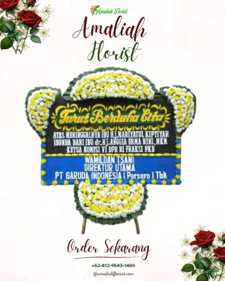 Papan Bunga Duka Ngelom